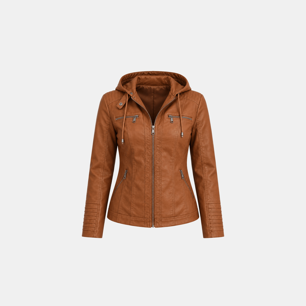 Elena – Giacca in Pelle Resistente ed Elegante