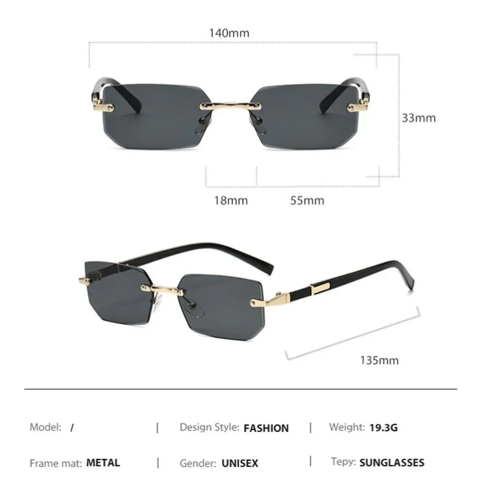 Ochelari soare rectangulari retro