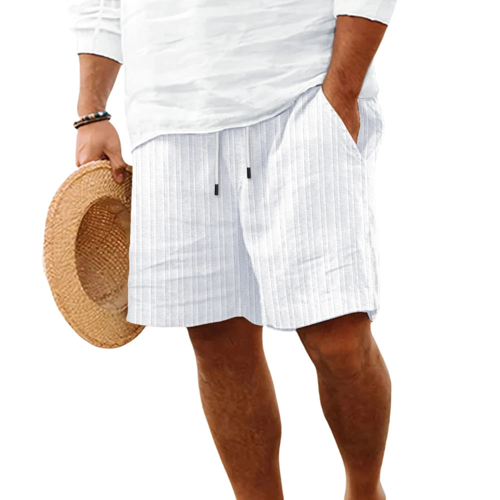 Pantaloni scurți casual cu dungi
