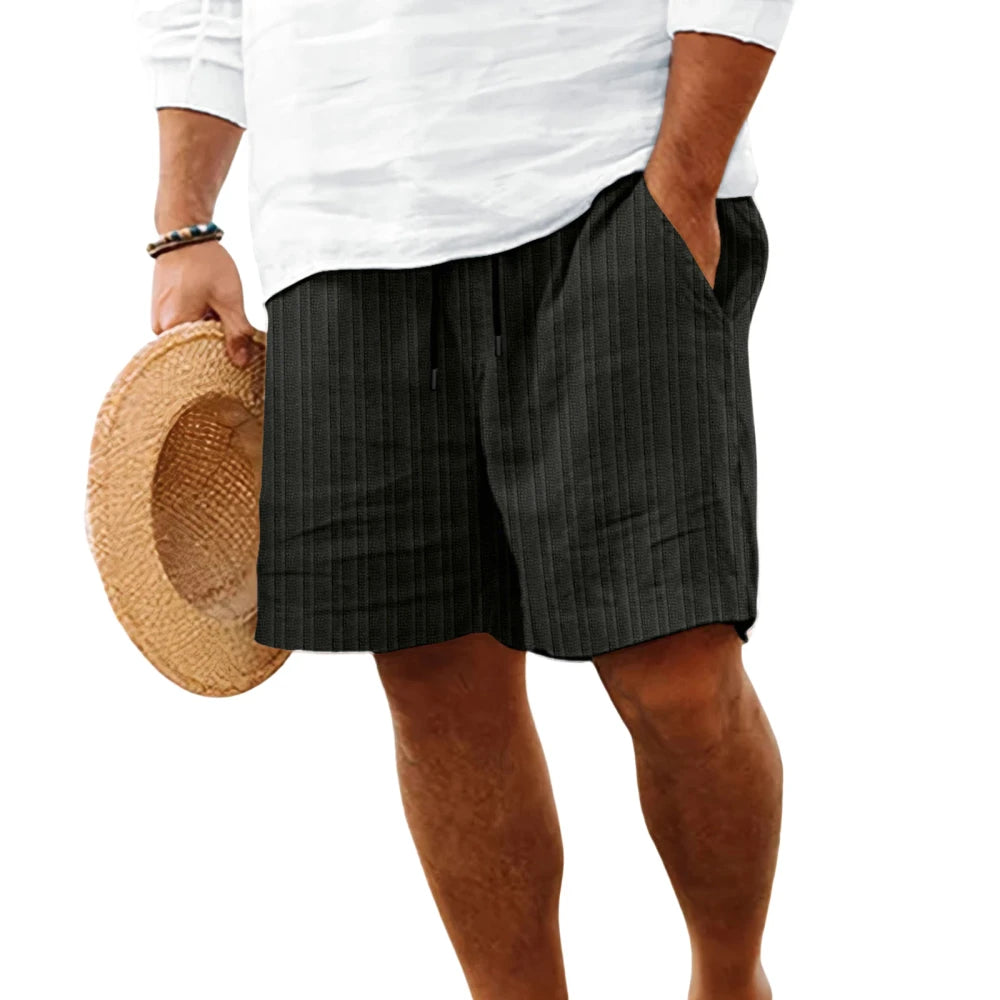 Pantaloni scurți casual cu dungi