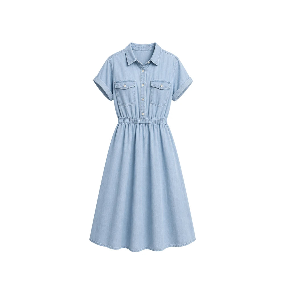 Rochii Casual din Denim Lejer