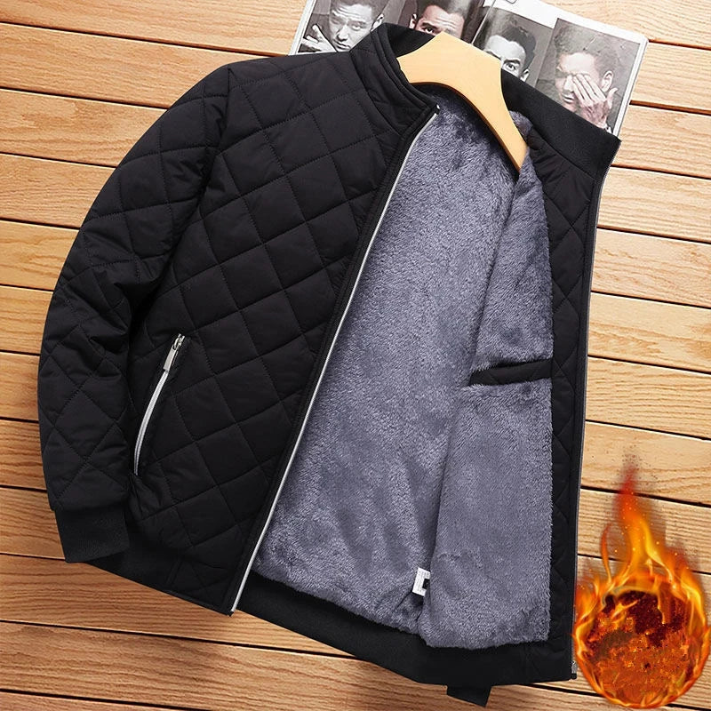 Geacă bomber cu căptușeală fleece