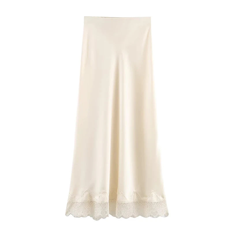 Fusta Midi A-Line Vintage