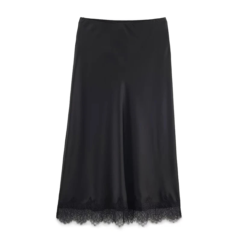 Fusta Midi A-Line Vintage