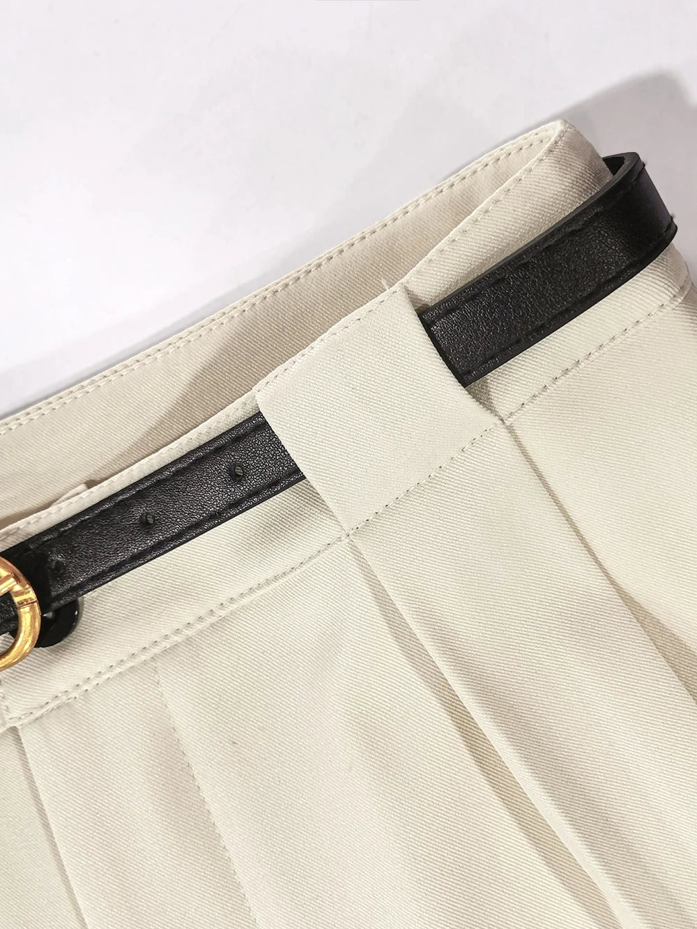 Pantaloni Eleganti cu Talie Medie