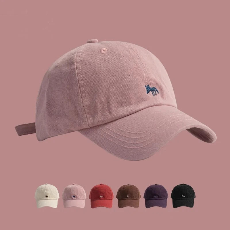 Șapcă Baseball cu Broderie Vulpe