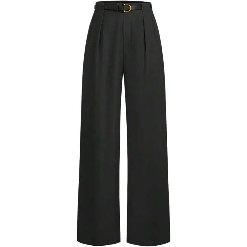 Pantaloni eleganți cu croială largă