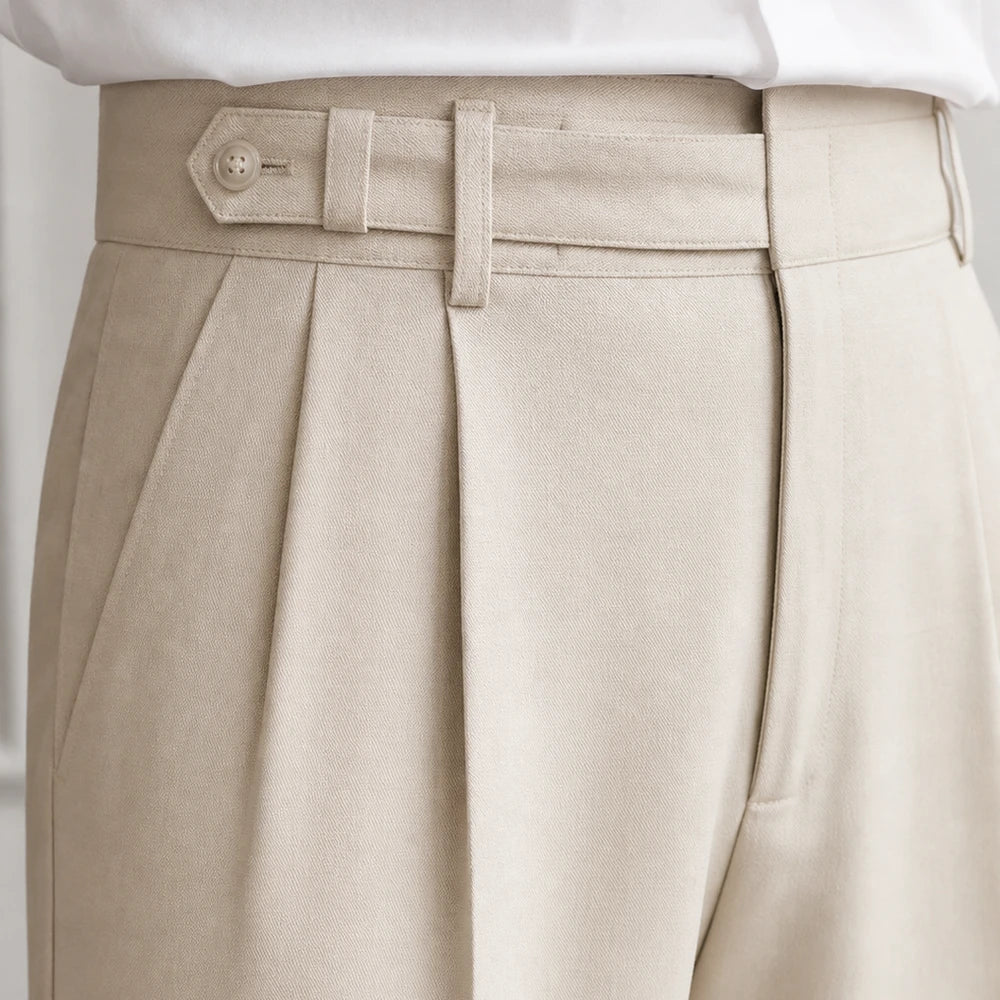 Pantaloni fluidi cu croială lejeră