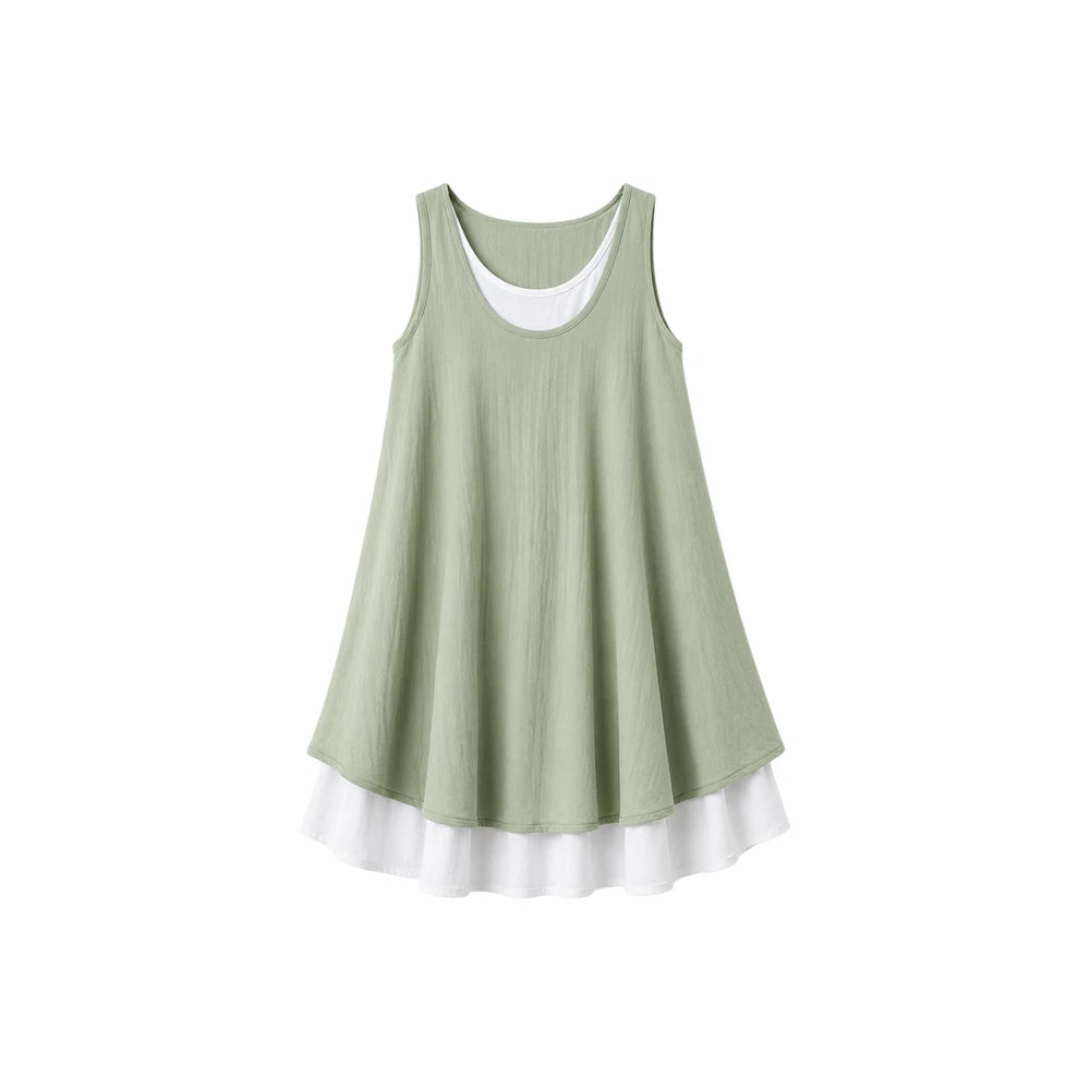 Rochie casual lejeră fără mâneci