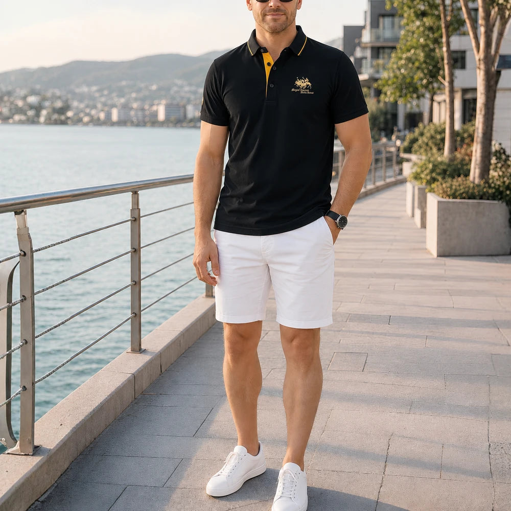 Polo elegant din bumbac