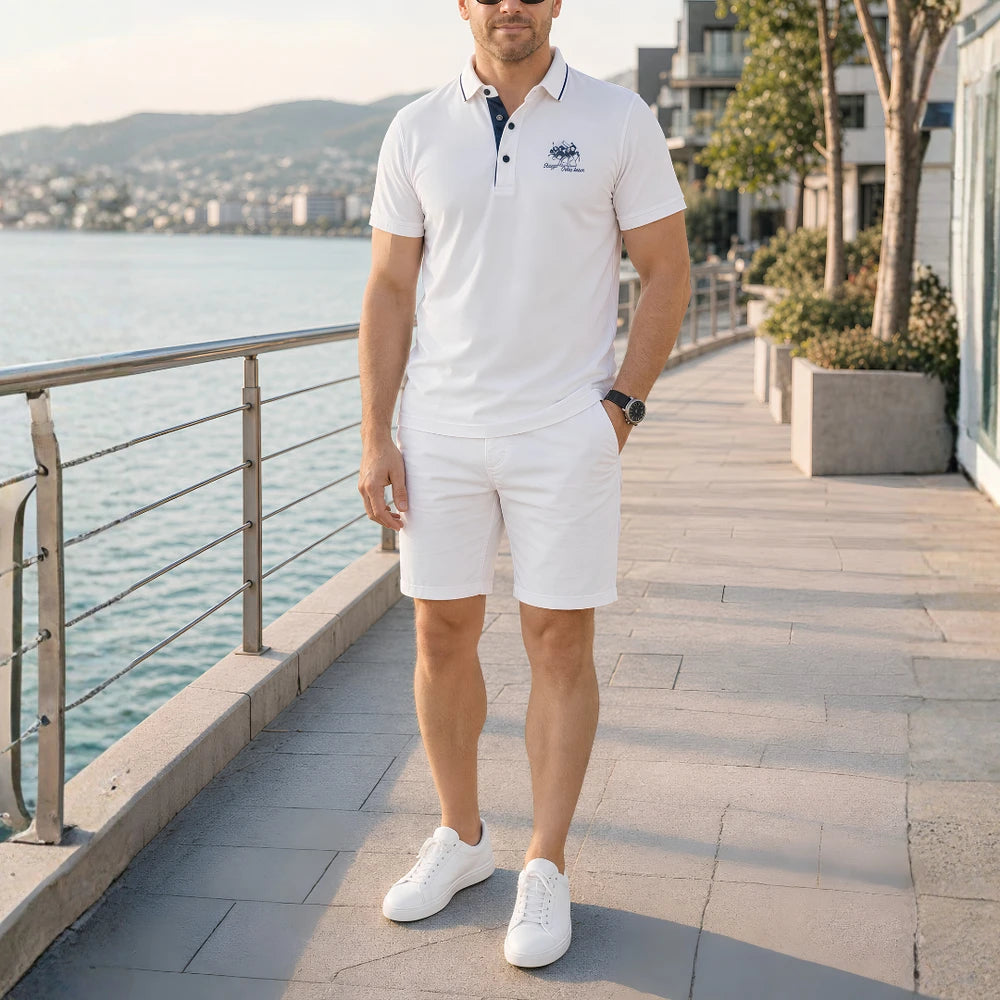 Polo elegant din bumbac