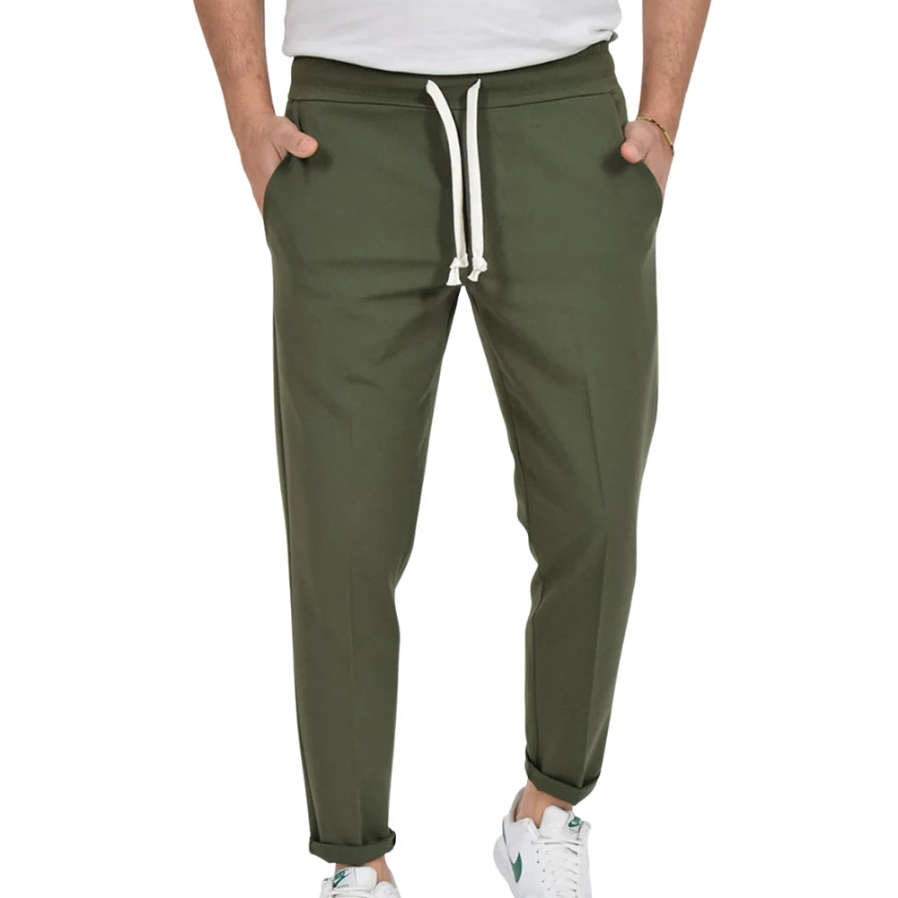 Pantaloni casual cu șnur
