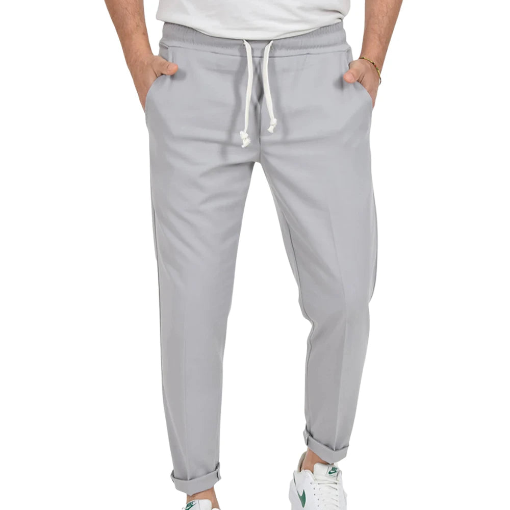Pantaloni casual cu șnur