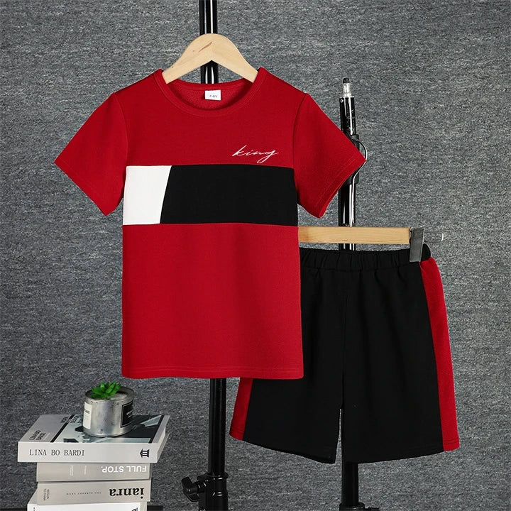 Set | Tricou si pantaloni scurti baieti