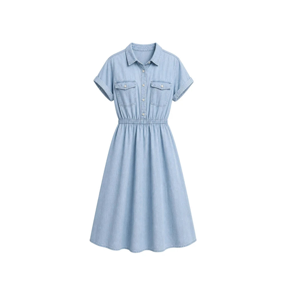 Abito casual e comodo in denim