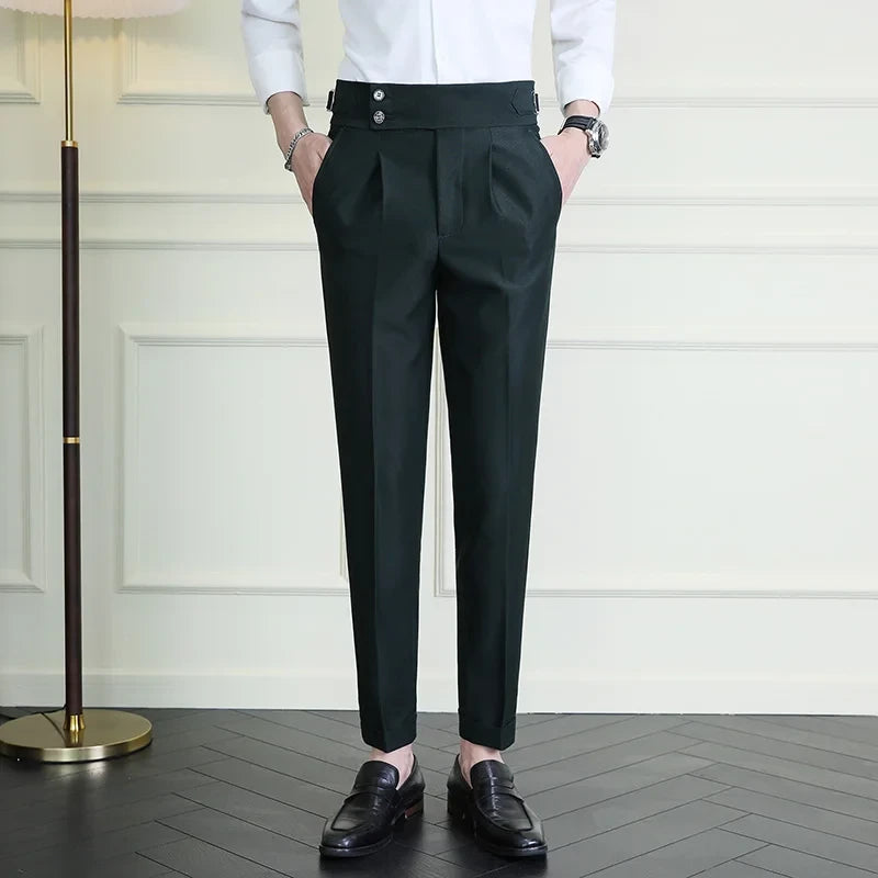 Pantaloni Eleganti Slim Fit Uomo