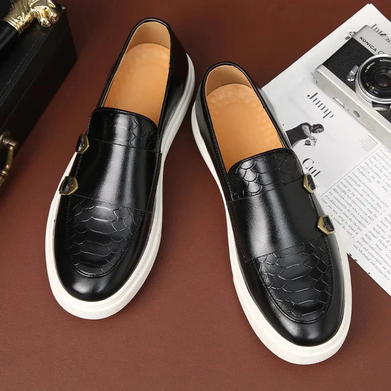 Mocassini Retro in Pelle