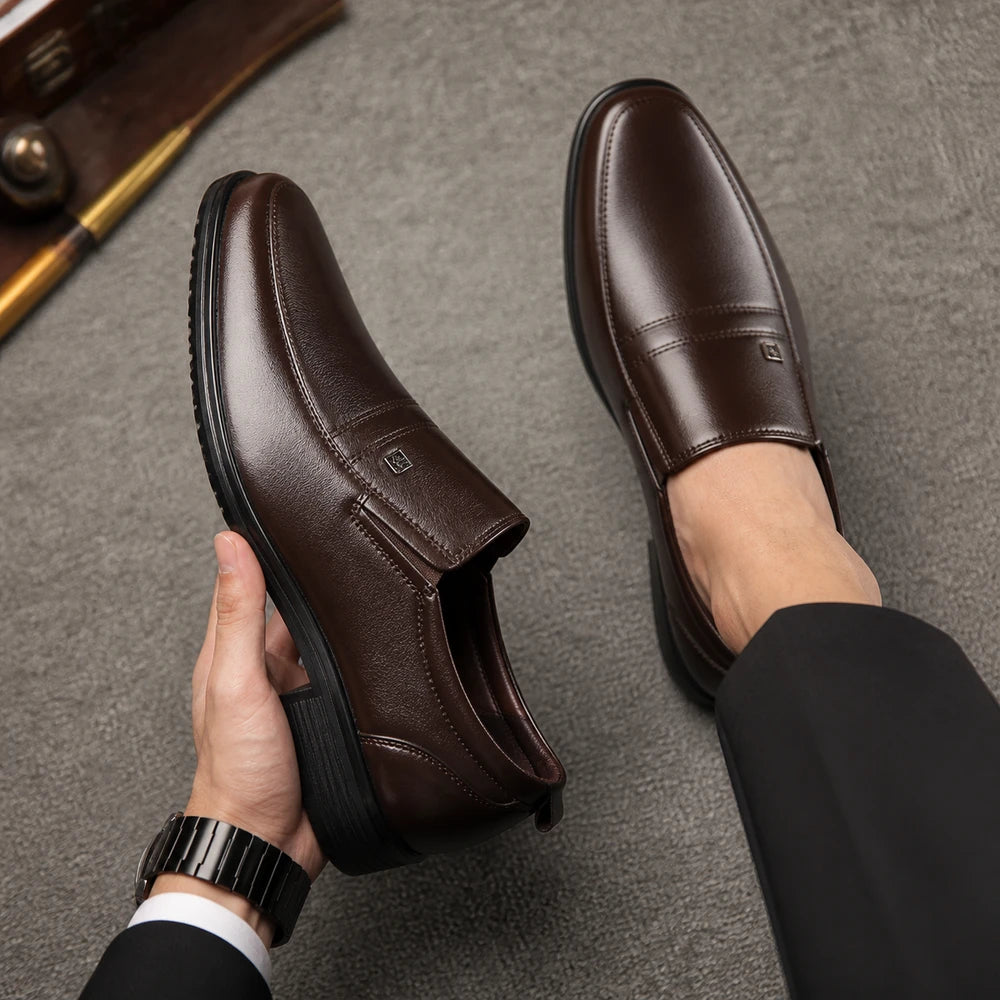 Mocassini in pelle
