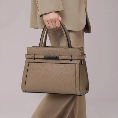 Borsa in pelle minimalista
