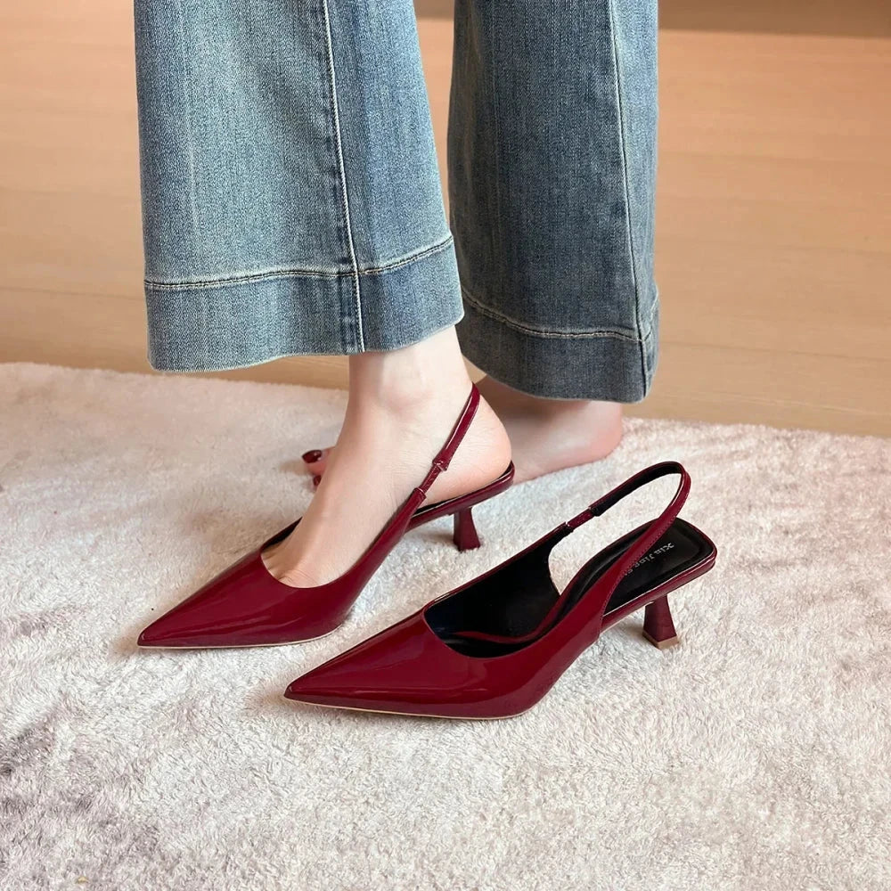 Pantofi Stiletto cu Baretă