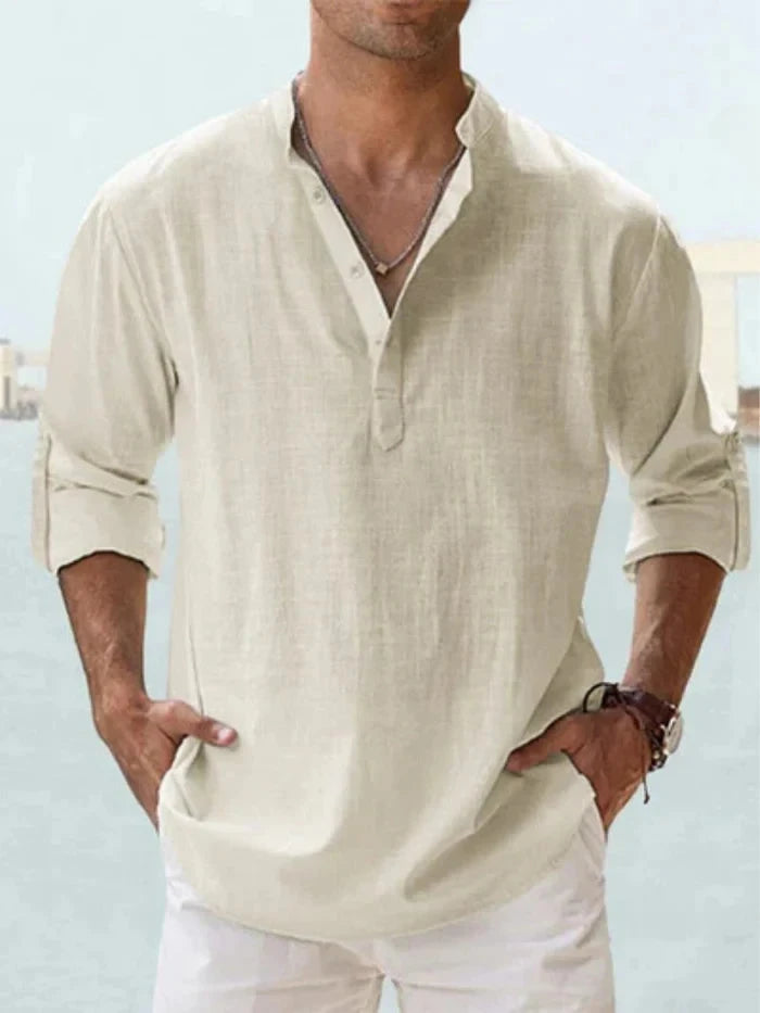Camicia di Lino Traspirante