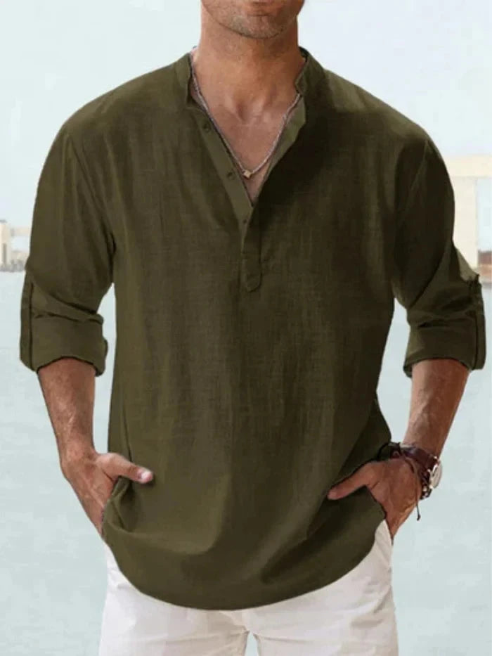 Camicia di Lino Traspirante