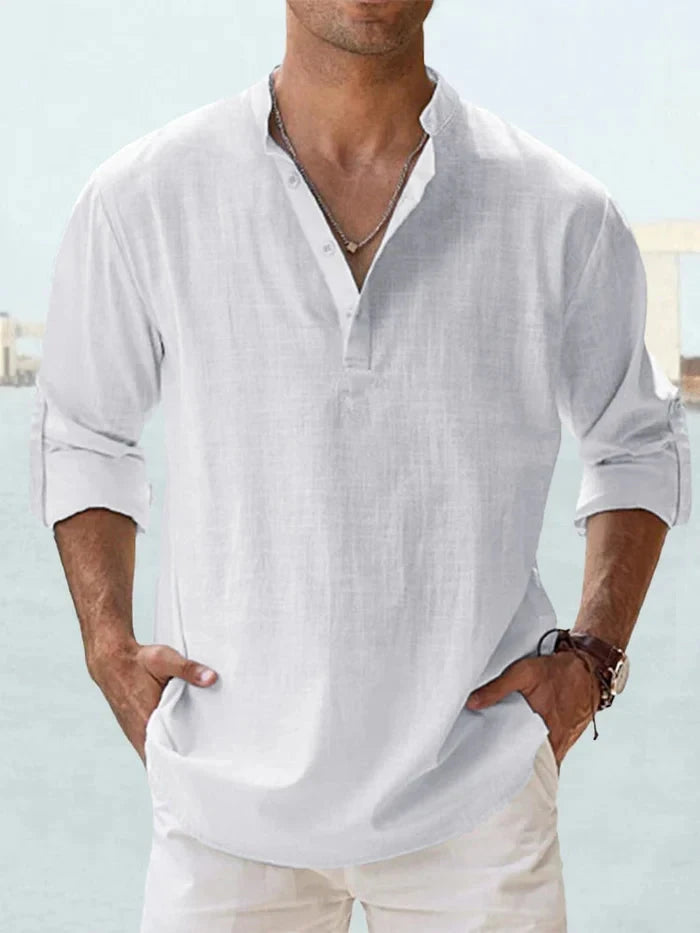 Camicia di Lino Traspirante