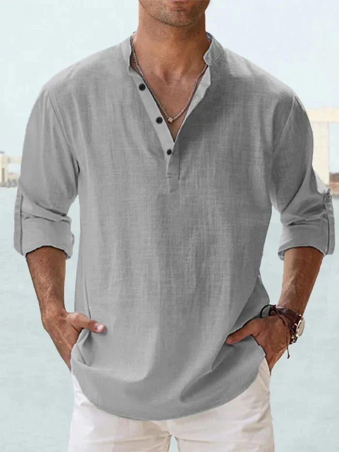 Camicia di Lino Traspirante