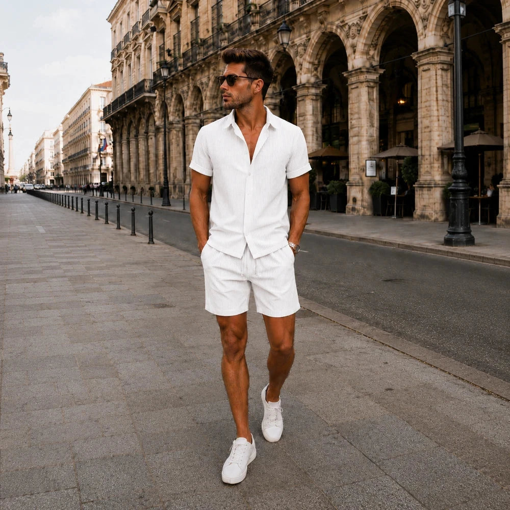 Set Estivo Waffle Uomo