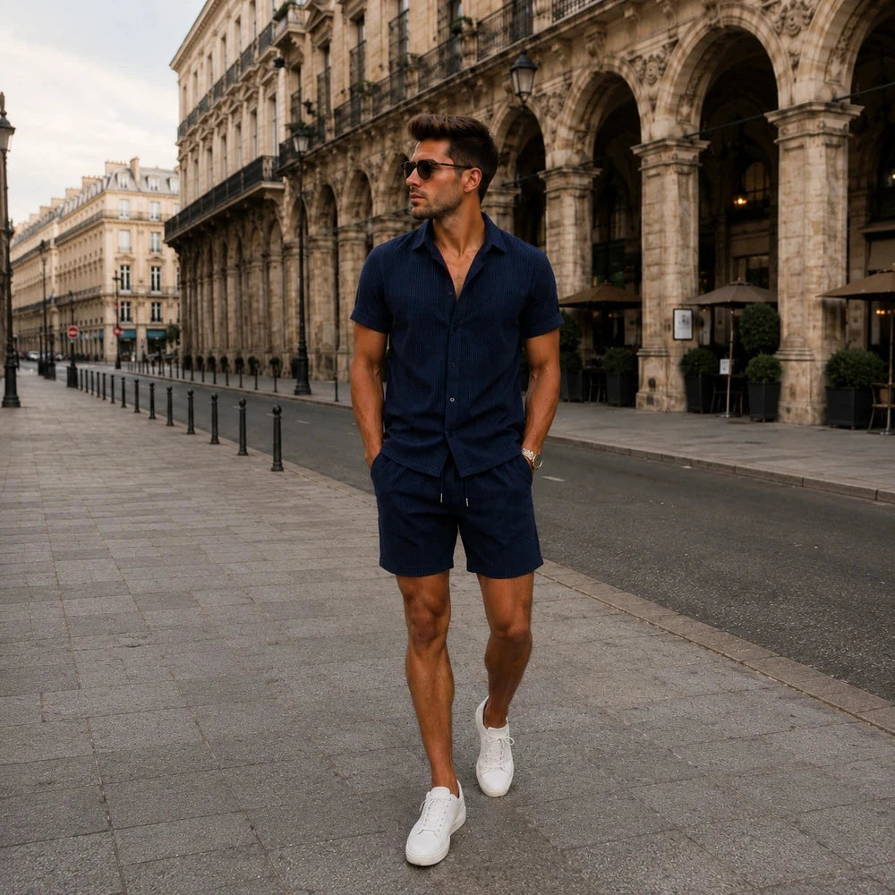 Set Estivo Waffle Uomo