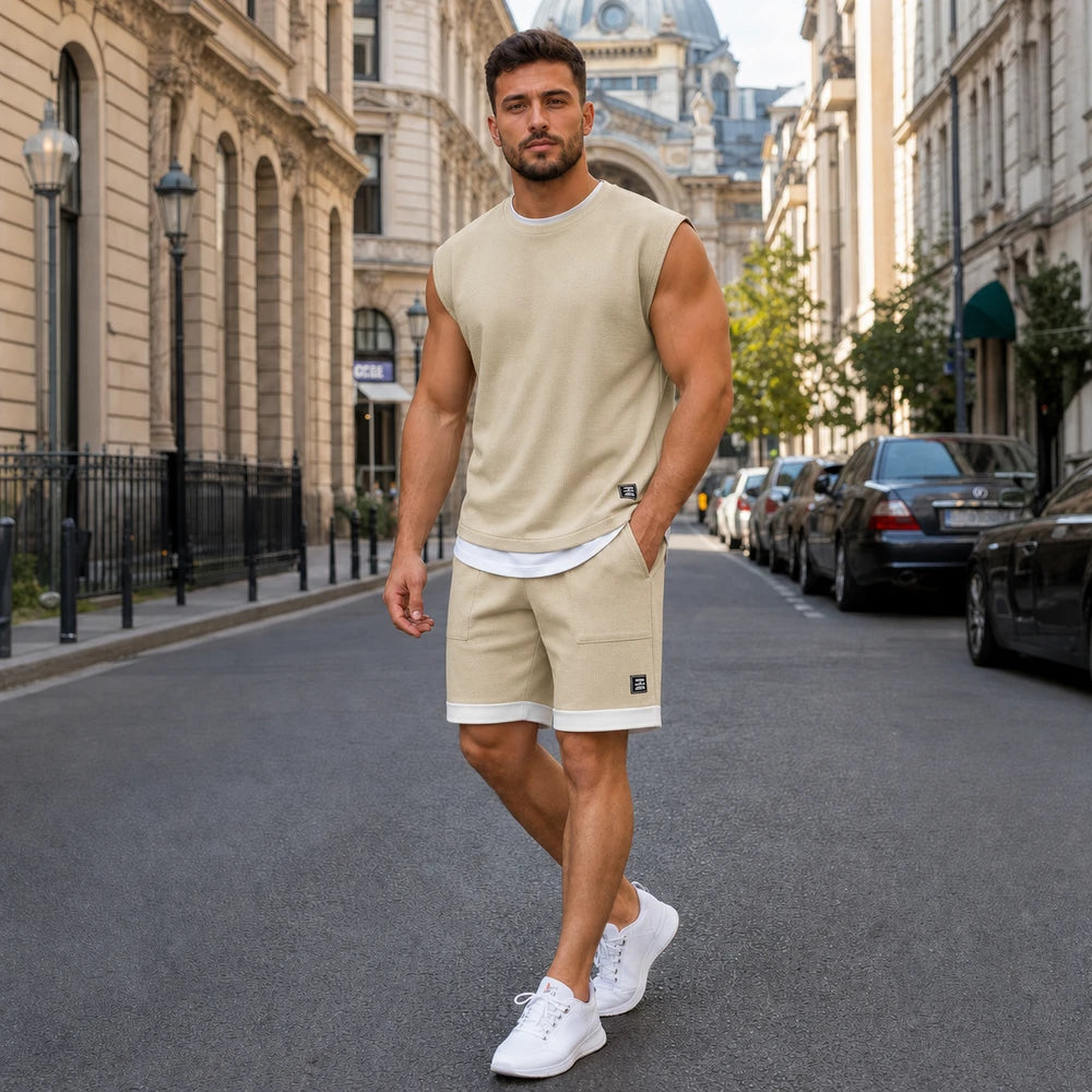 Set Estivo Waffle Uomo