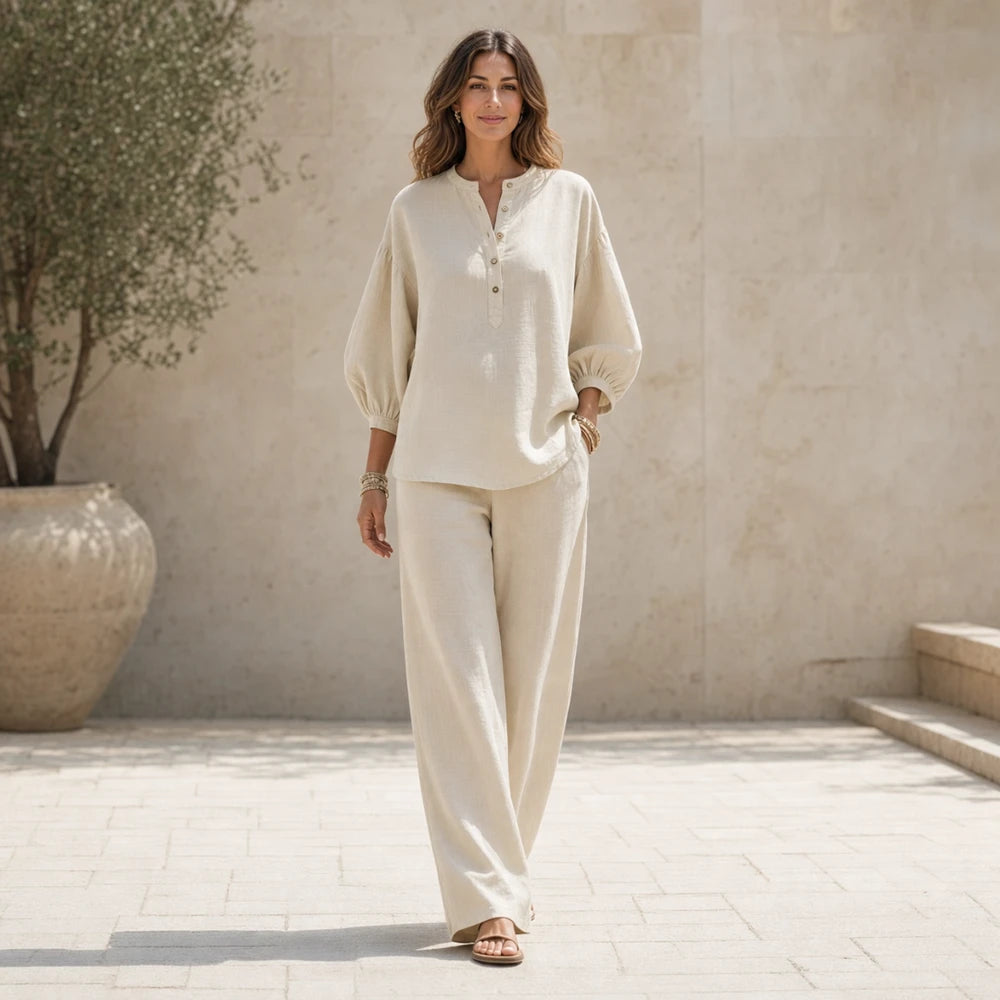 Macedo |Set Blusa, Pantaloni