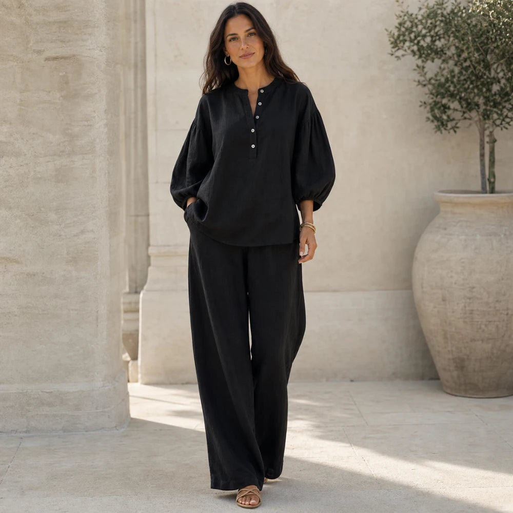 Macedo |Set Blusa, Pantaloni
