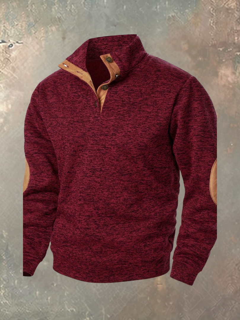 Oscar | Elegante Maglione da Uomo con Colletto e Bottoni