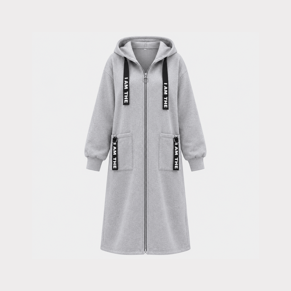 Cappotto oversize con cappuccio