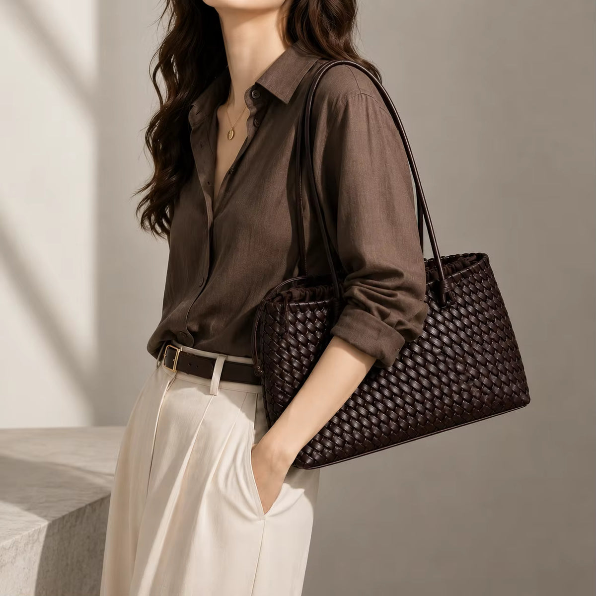 Borsa Firenze intrecciata