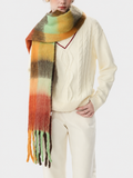 Sciarpa Toscana patchwork extra larga