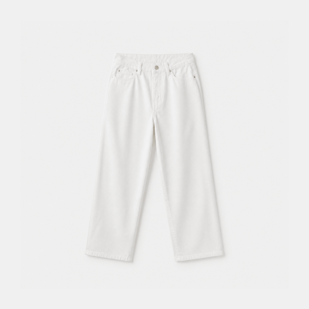 Pantaloni Bianchi Slim