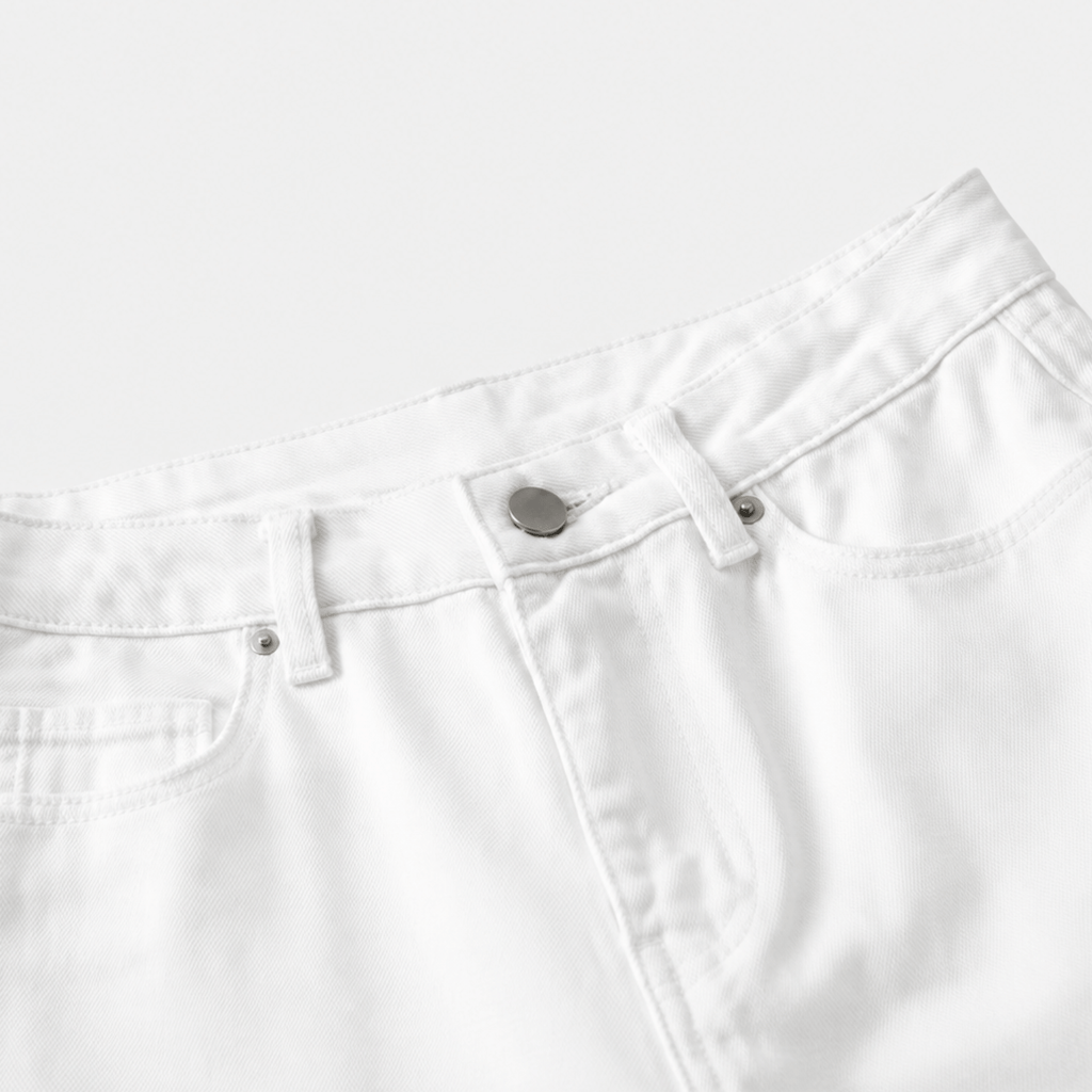 Pantaloni Bianchi Slim