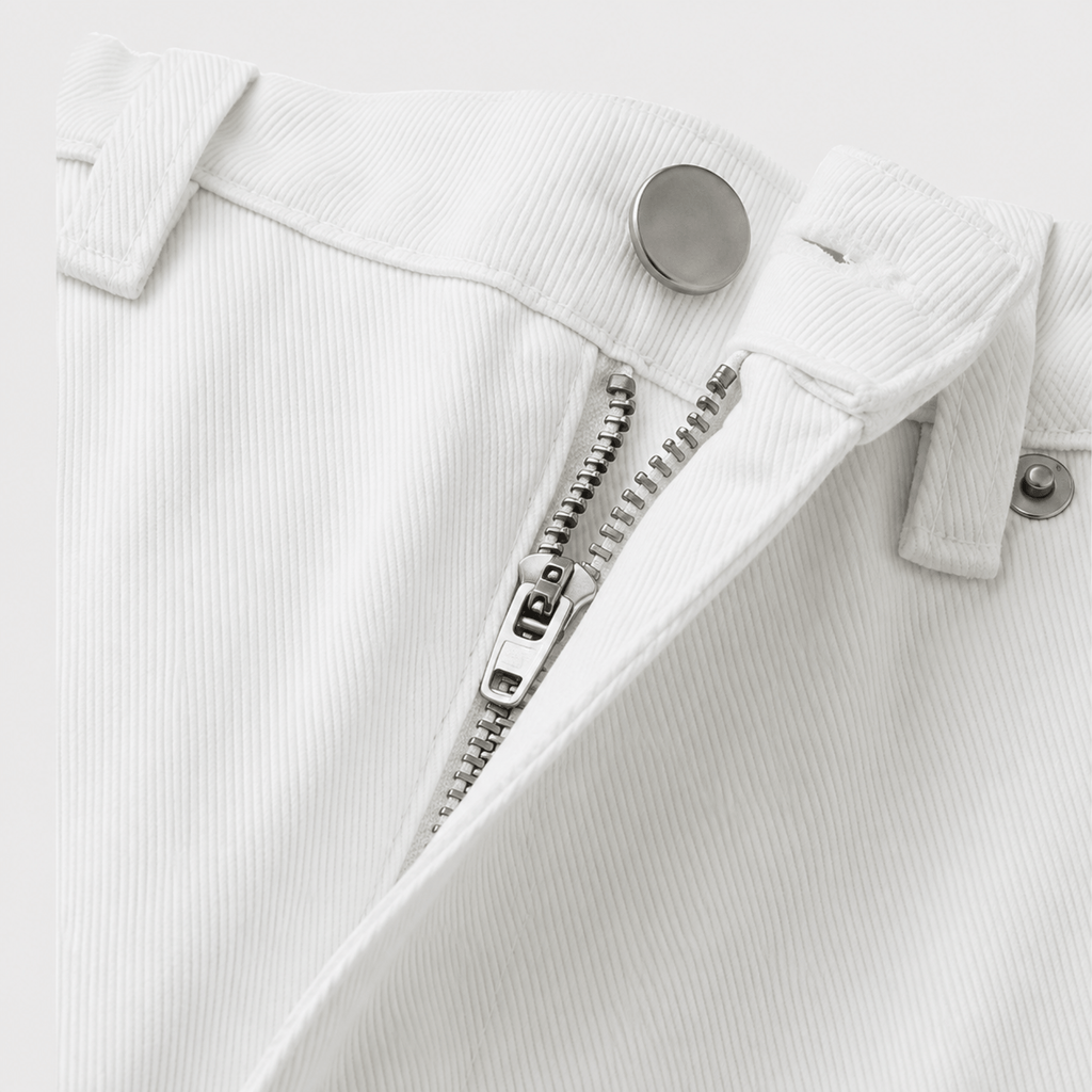 Pantaloni Bianchi Slim
