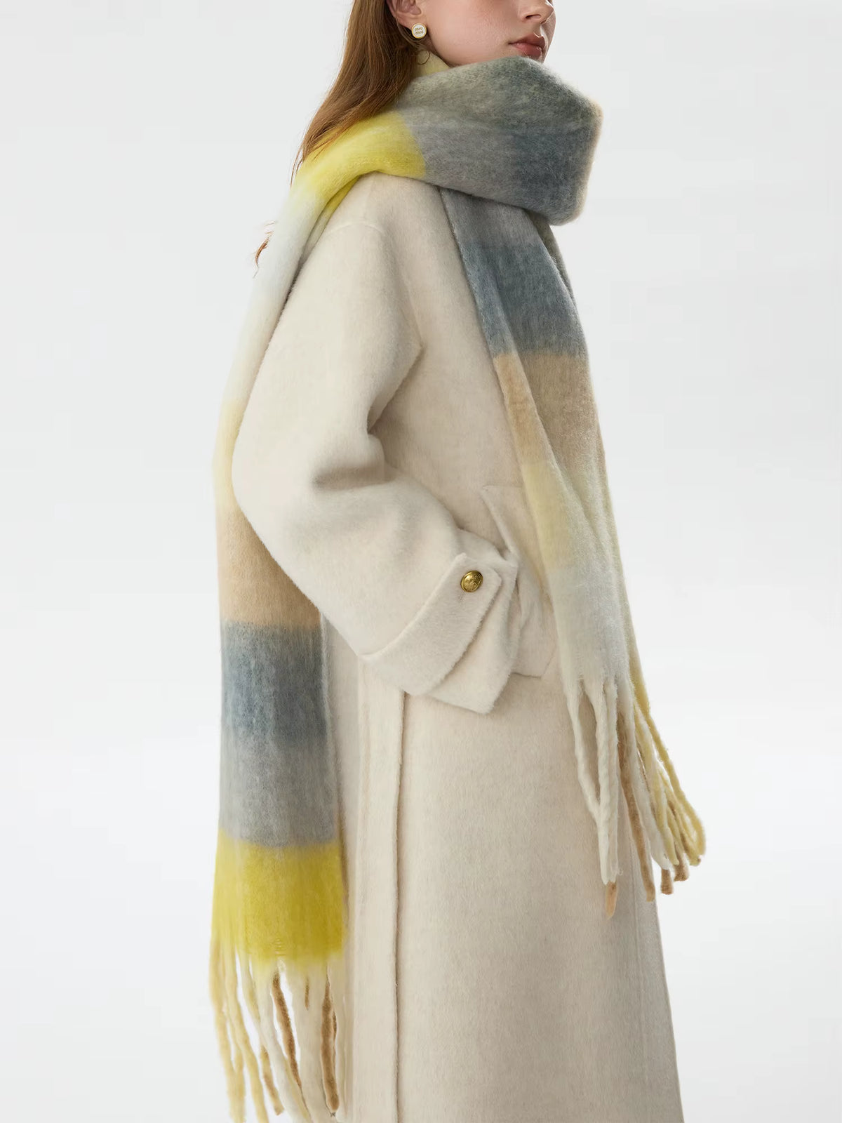 Sciarpa Toscana patchwork extra larga