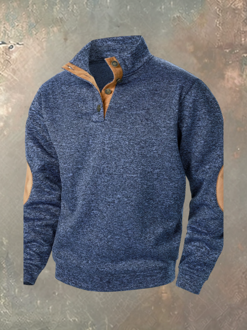 Oscar | Elegante Maglione da Uomo con Colletto e Bottoni