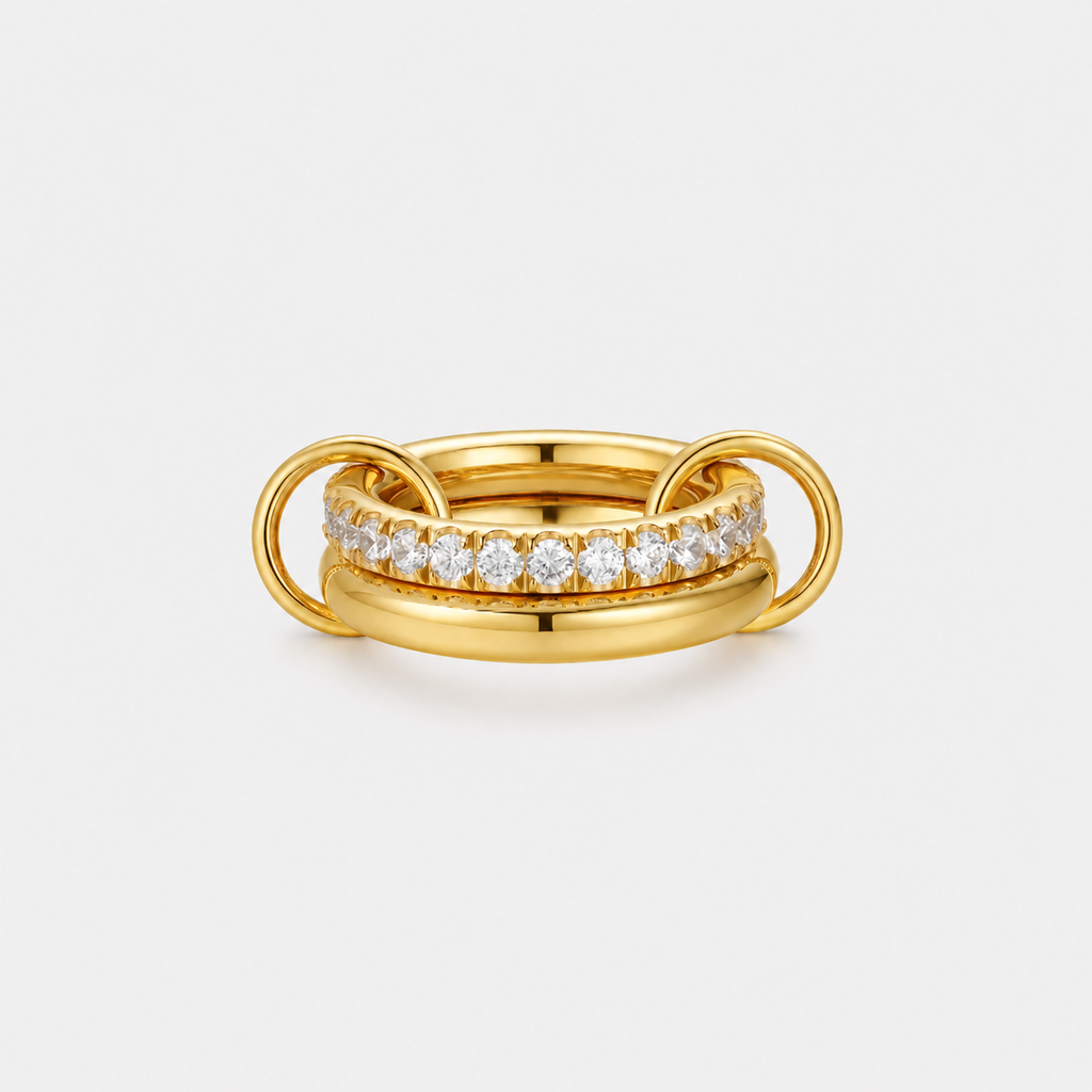 ANELLO NODO PAVÉ