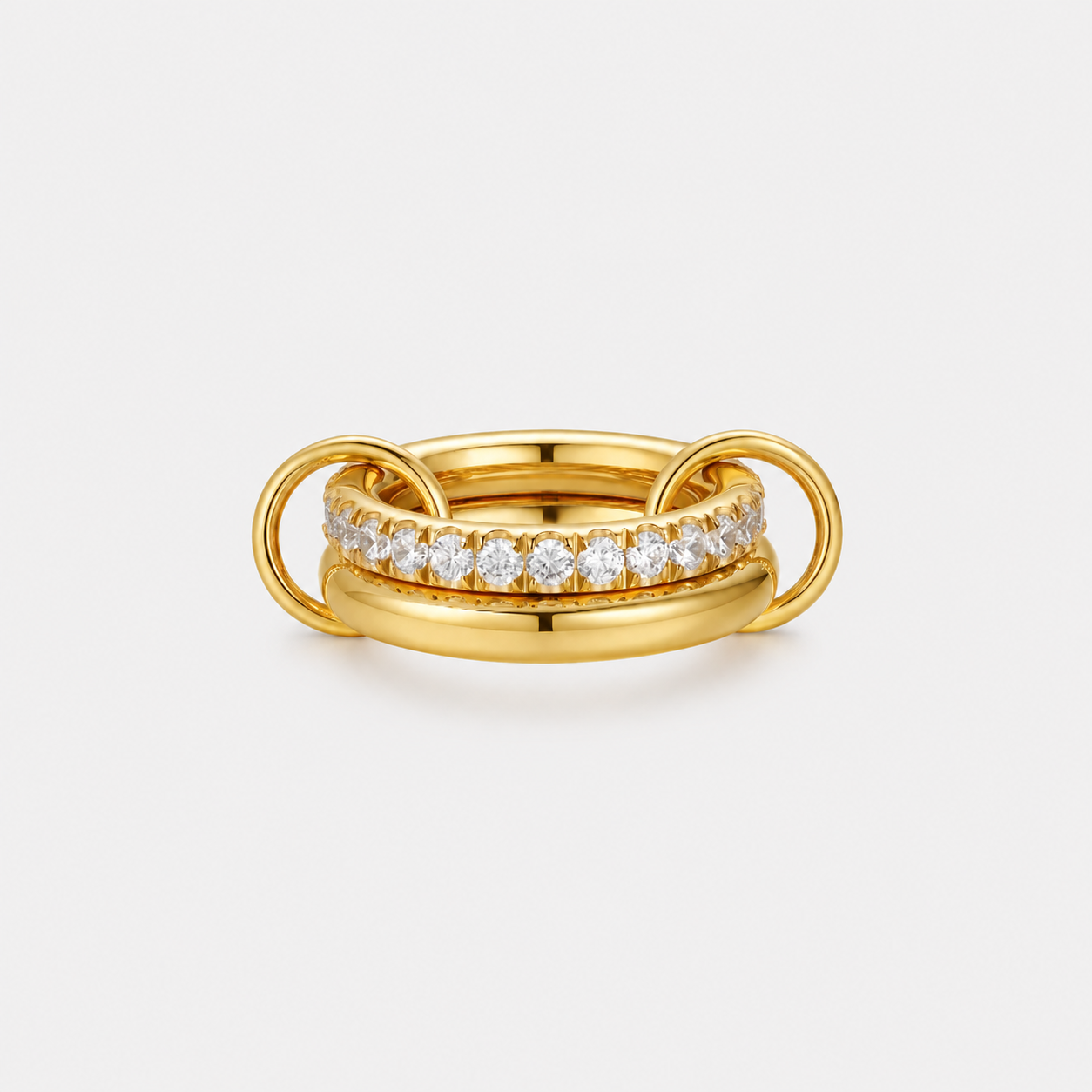 ANELLO NODO PAVÉ