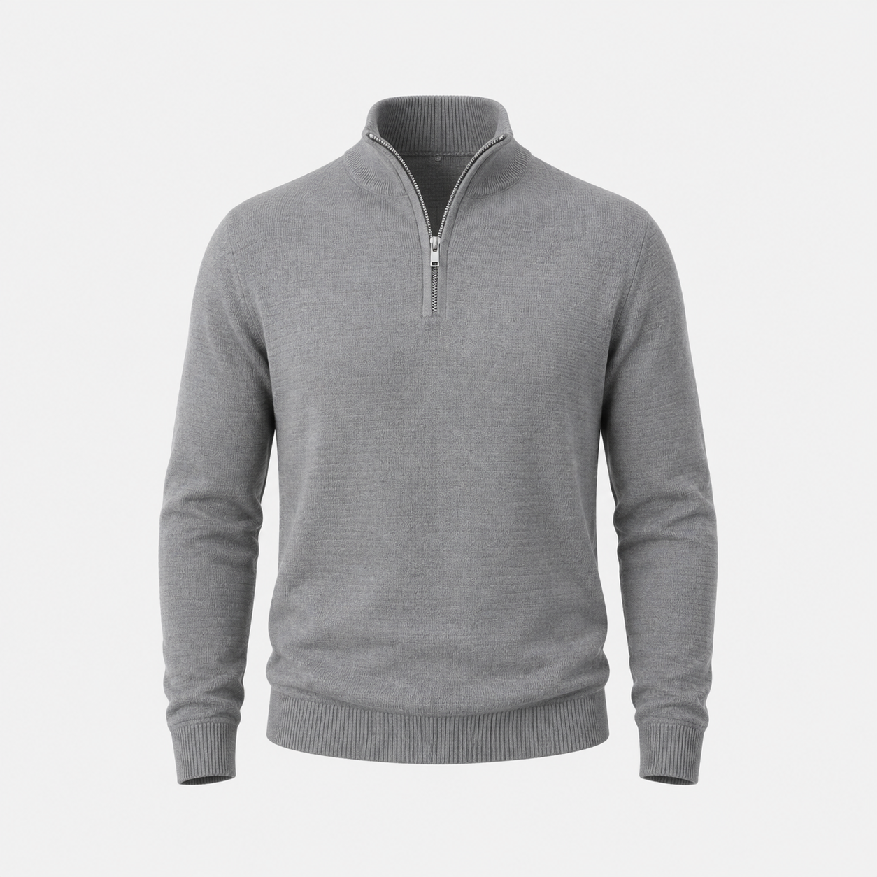 Maglione Collo Zip