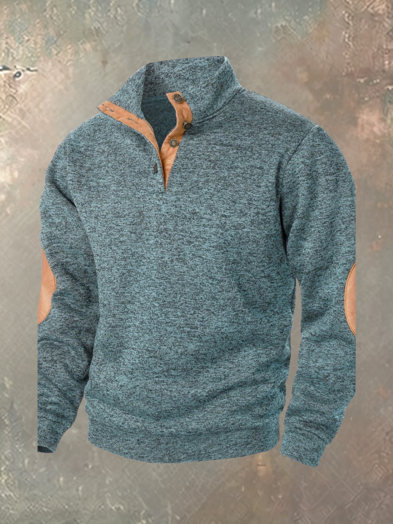 Oscar | Elegante Maglione da Uomo con Colletto e Bottoni