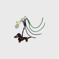 Tennis Dachsy Charm
