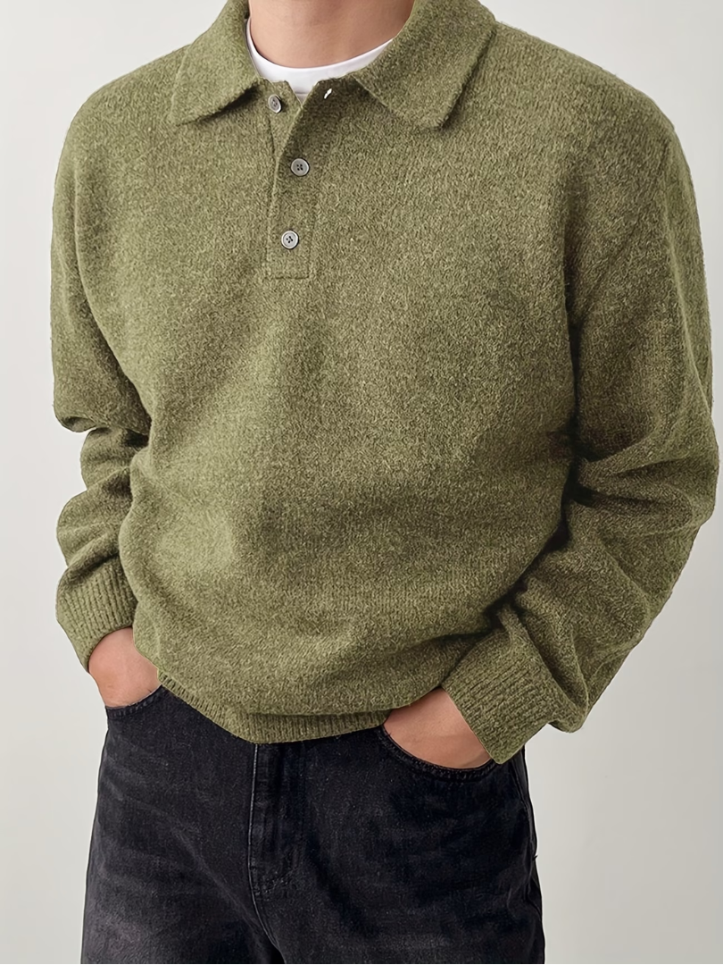 Olivier | Maglione Polo da Uomo di Lusso