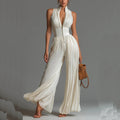Sofia | Tuta in Chiffon Plissettato Floreale