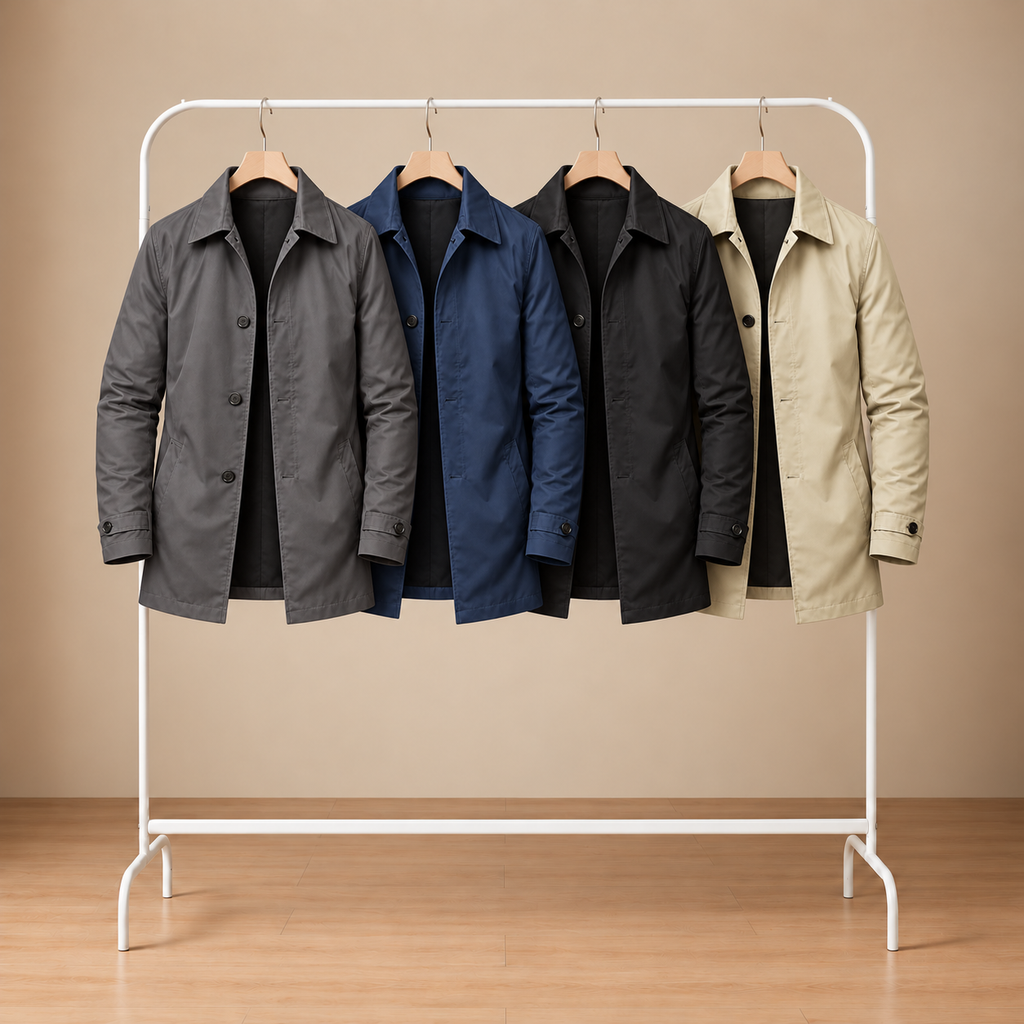 Trench Impermeabile da Uomo